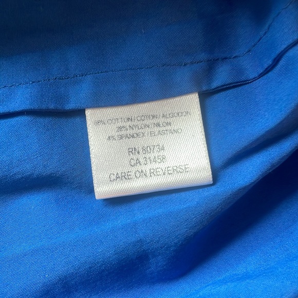 BCBGMaxAzria Blue V-Neck Top - Picture 7 of 8